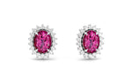 Pink Topaz Earrings