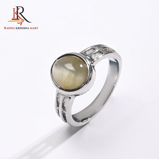 Cat's Eye (Lasuniya) Ring - 925 Sliver