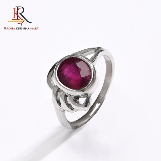 Ruby (Manik) Ring - 925 Silver