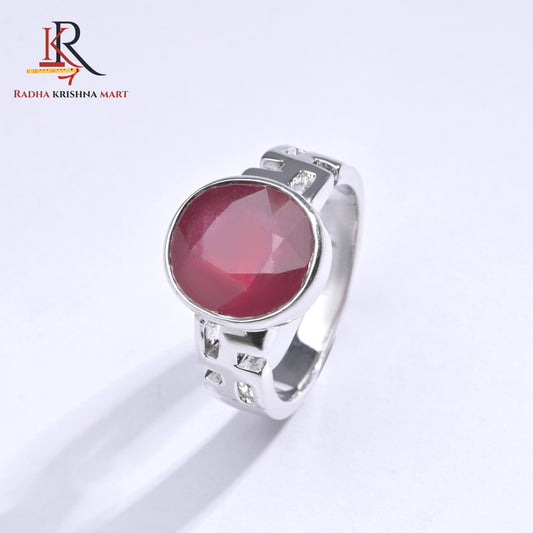 Ruby (Manik) Ring - 925 Silver