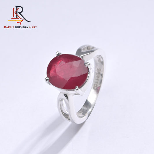 Ruby (Manik) Ring - 925 Silver