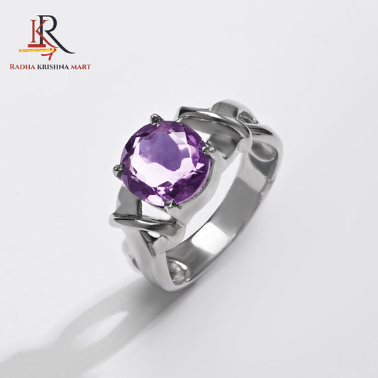 Amethyst Ring - 925 Silver