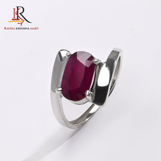 Ruby (Manik) Ring - 925 Silver