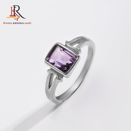 Amethyst Ring - 925 Silver