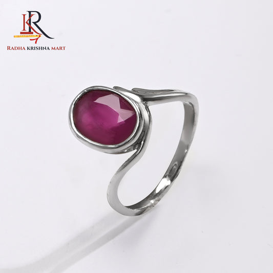Ruby (Manik) Ring - 925 Silver