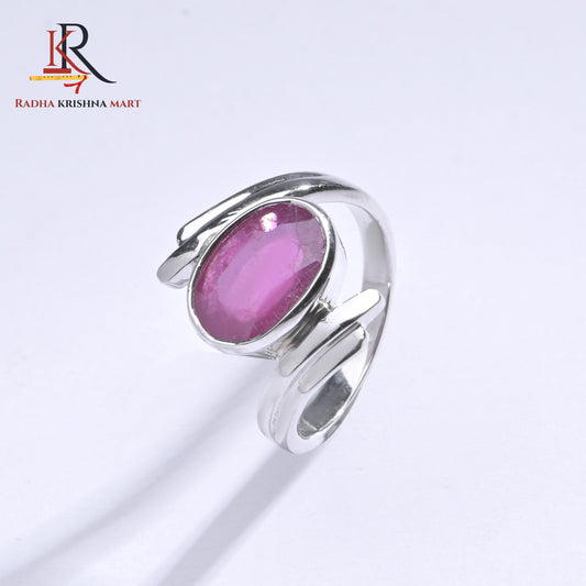 Ruby (Manik) Ring - 925 Silver