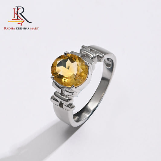 Citrine Ring - 925 Silver