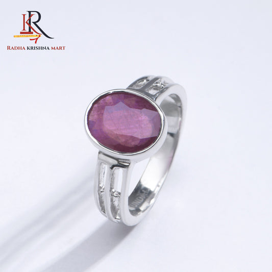 Ruby (Manik) Ring - 925 Silver