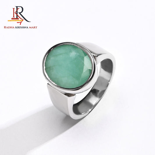Emerlad (Panna) Gemstone Ring in 925 Silver