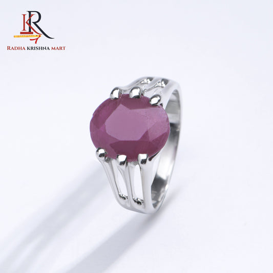 Ruby (Manik) Ring - 925 Silver