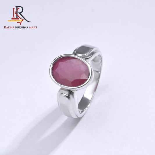Ruby (Manik) Ring - 925 Silver