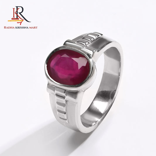 Ruby (Manik) Ring - 925 Silver