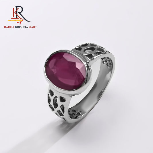 Ruby (Manik) Ring - 925 Silver
