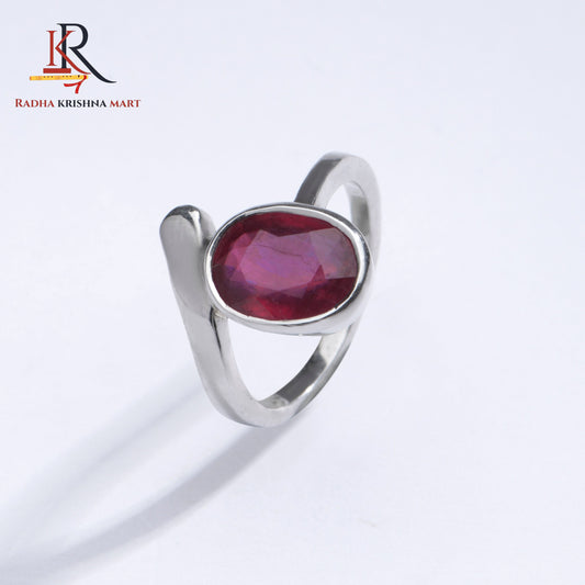 Ruby (Manik) Ring - 925 Silver