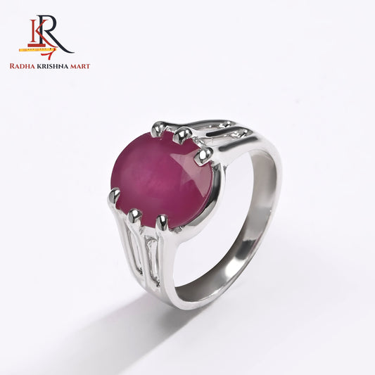 Ruby (Manik) Ring - 925 Silver