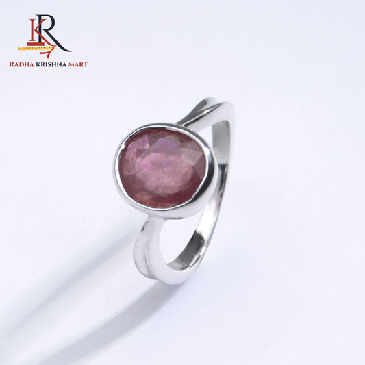 Ruby (Manik) Ring - 925 Silver