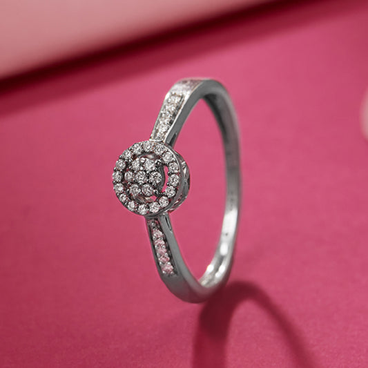 Isabella Halo Diamond Ring