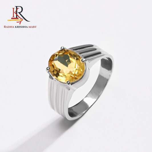 Citrine Ring - 925 Silver