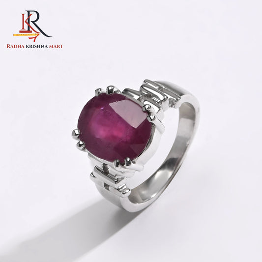 Ruby (Manik) Ring - 925 Silver