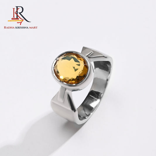 Citrine Ring - 925 Silver