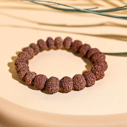 7 Mukhi Rudraksha Bracelet (Seven Faced) - Abhimantrit & Certified