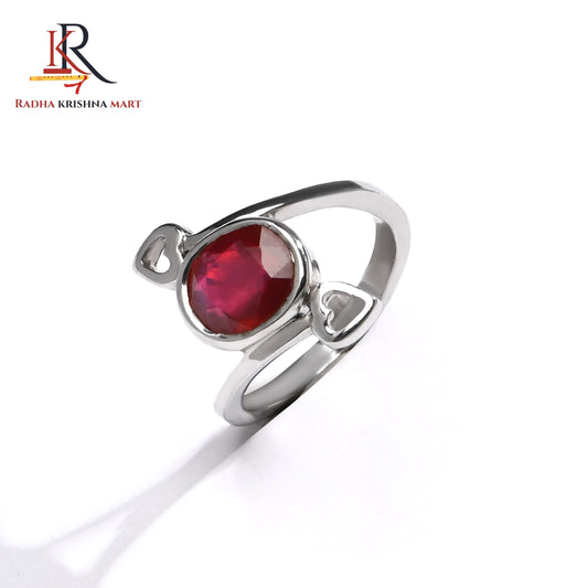 Ruby (Manik) Ring - 925 Silver
