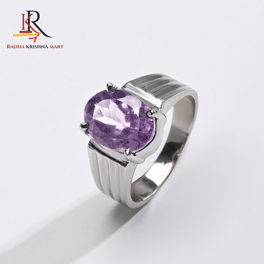 Amethyst Ring - 925 Silver