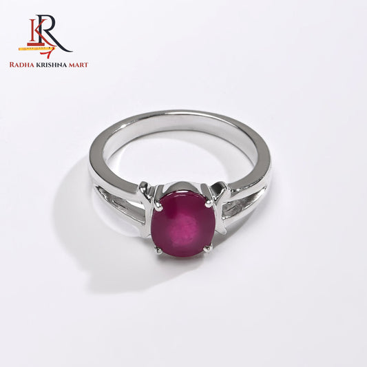 Ruby (Manik) Ring - 925 Silver