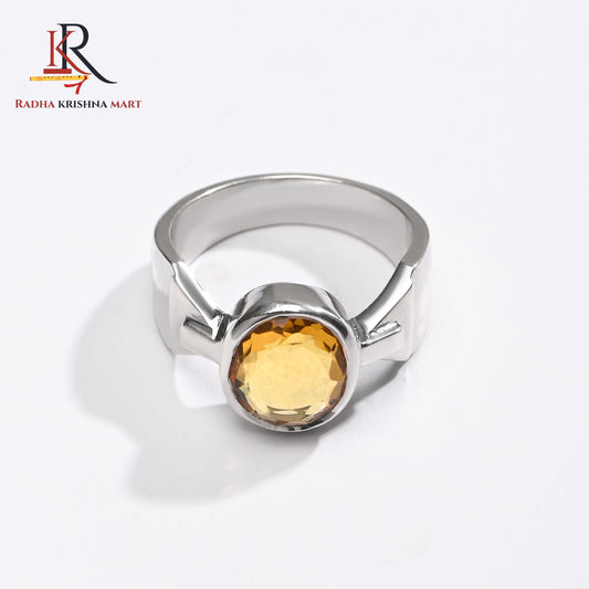 Citrine Ring - 925 Silver