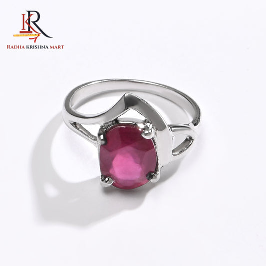 Ruby (Manik) Ring - 925 Silver
