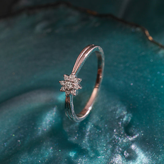 Fanny Cluster Platinum Ring