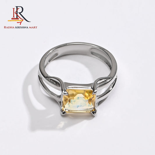 Citrine Ring - 925 Silver