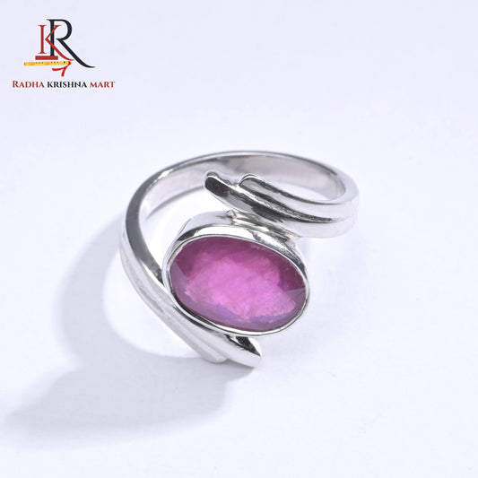 Ruby (Manik) Ring - 925 Silver