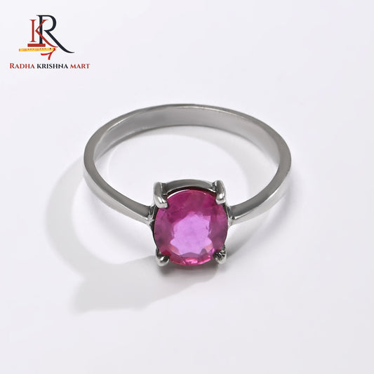 Ruby (Manik) Ring - 925 Silver