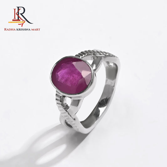 Ruby (Manik) Ring - 925 Silver