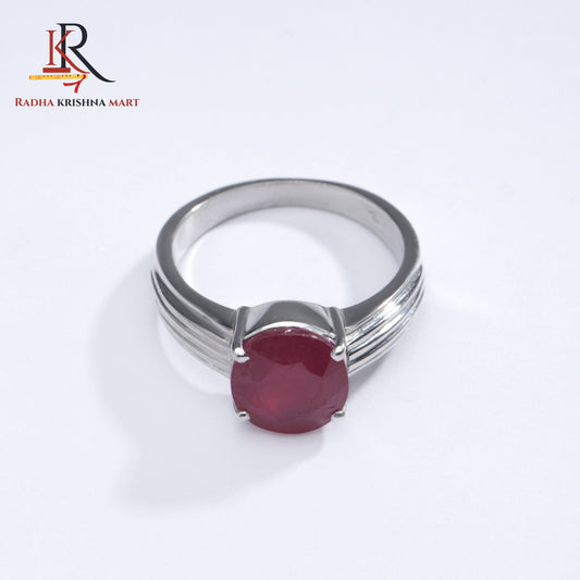 Ruby (Manik) Ring - 925 Silver