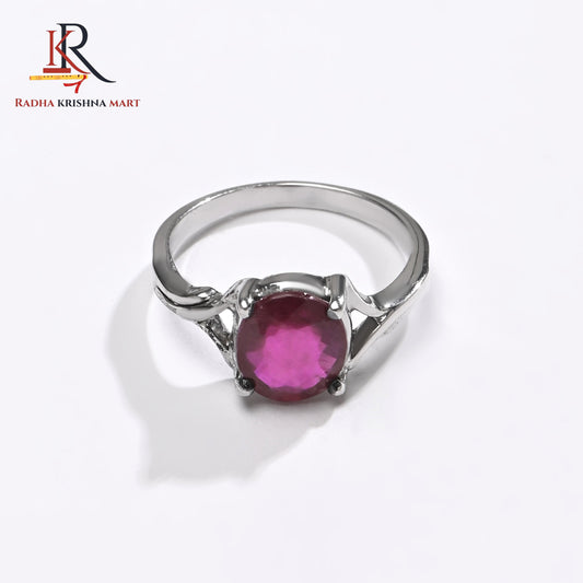 Ruby (Manik) Ring - 925 Silver