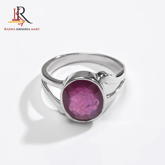 Ruby (Manik) Ring - 925 Silver