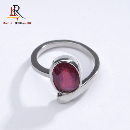 Ruby (Manik) Ring - 925 Silver