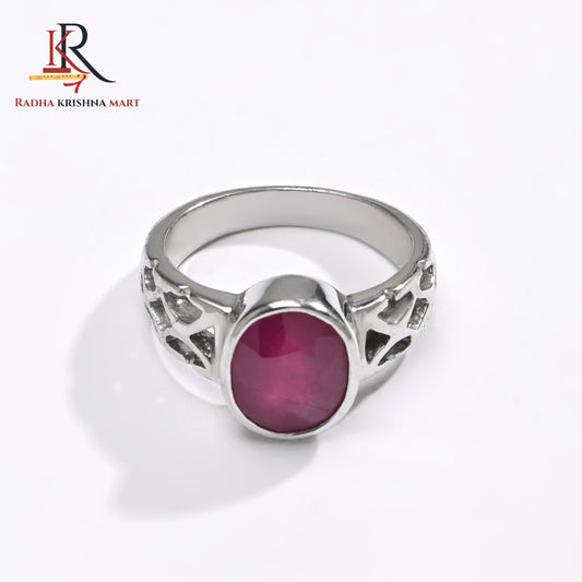Ruby (Manik) Ring - 925 Silver