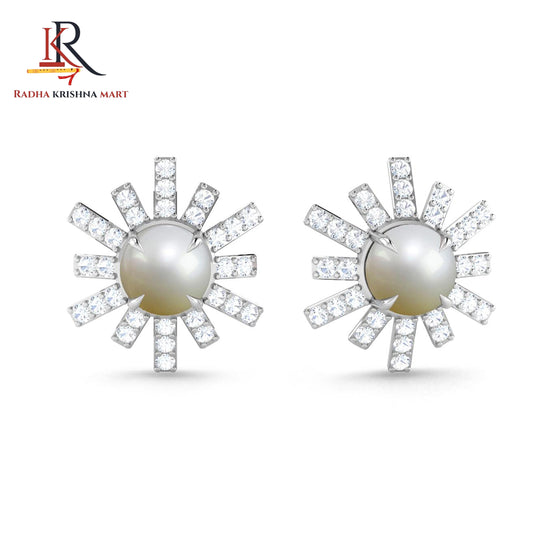 Pearl Earrings - 925 Silver