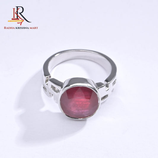 Ruby (Manik) Ring - 925 Silver