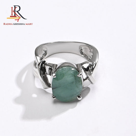 Emerlad (Panna) Gemstone Ring in 925 Silver