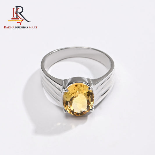 Citrine Ring - 925 Silver