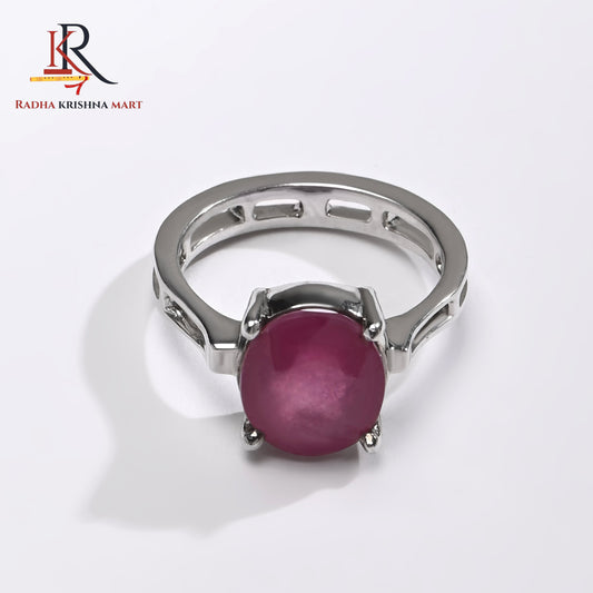 Ruby (Manik) Ring - 925 Silver