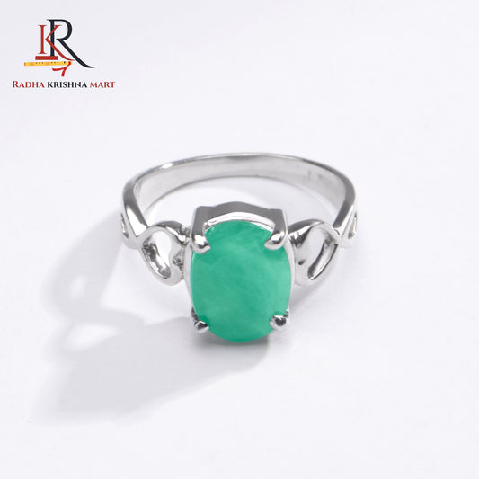 Emerlad (Panna) Gemstone Ring in 925 Silver