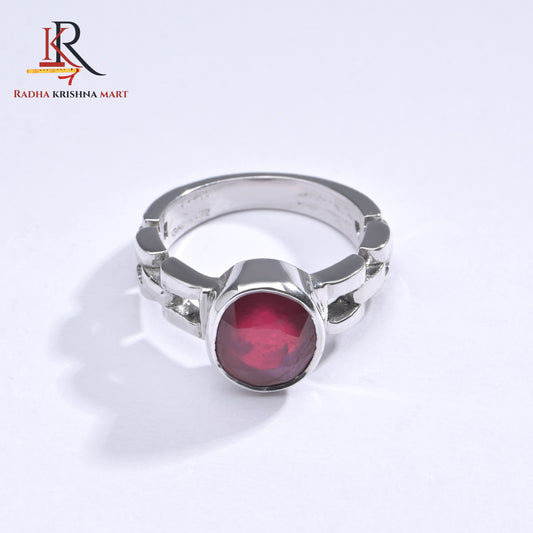 Ruby (Manik) Ring - 925 Silver