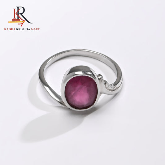 Ruby (Manik) Ring - 925 Silver