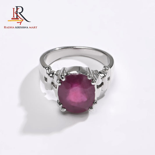 Ruby (Manik) Ring - 925 Silver