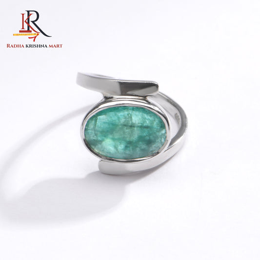 Emerlad (Panna) Gemstone Ring in 925 Silver